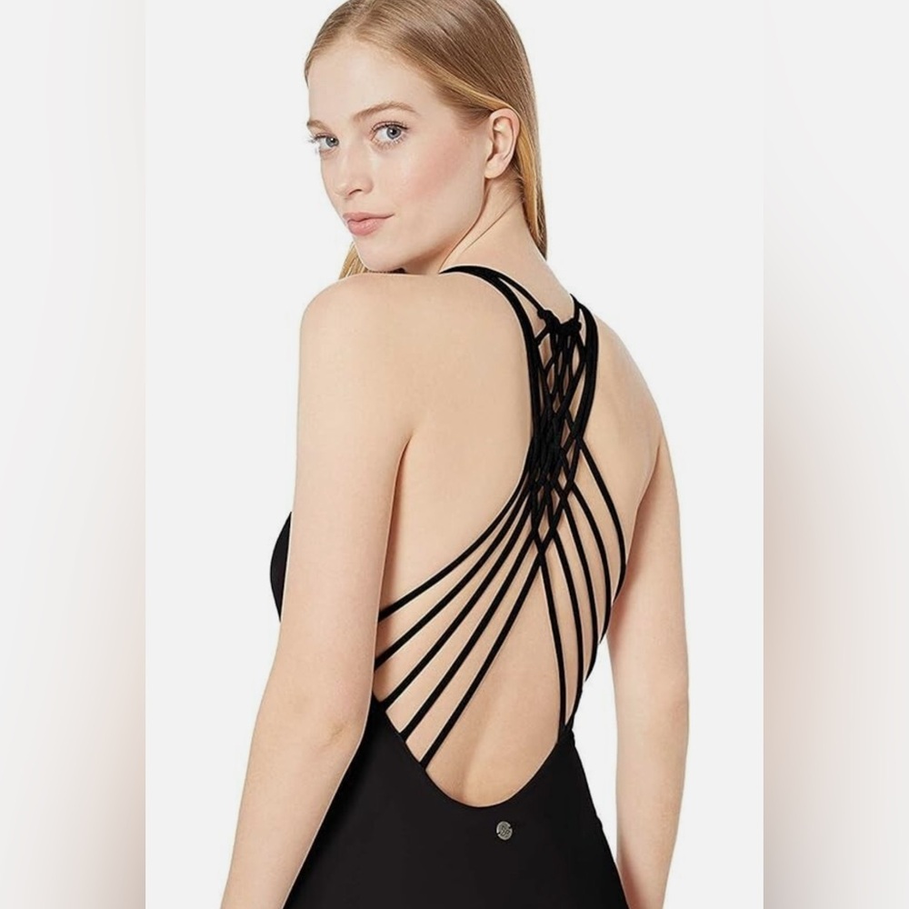 🦋HP!🦋Prana | Black Talula Strappy Back One-Piece
Swimsuit
